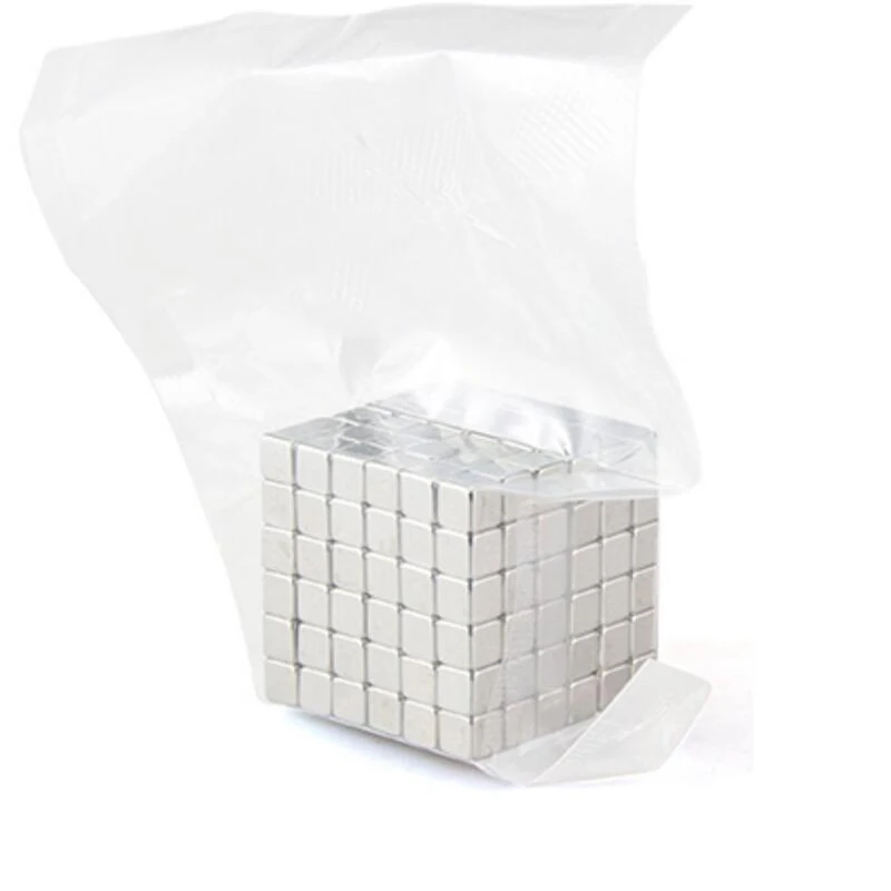 216 шт Сильный 5x5x5 мм редкоземельный блок с неодимовыми магнитами N50 постоянный настраиваемый+ Бесплатный подарок жестяная коробка магниты куб