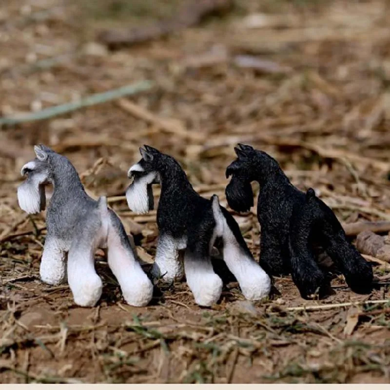 Mnotht 1/6 Миниатюрная модель Schnauzer для домашних животных MRZ019 моделирование резная