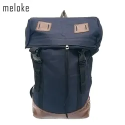 Meloke 2019 заводская цена женские брезентовый Рюкзак сумки модные повседневные кастрировать большие размеры дорожная школьная сумка сумки