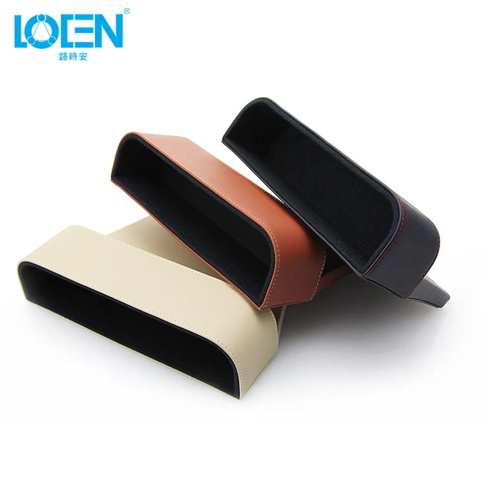 LOEN 1 шт. кожаные сиденья авто Gap Организатор Коробка для хранения консоли