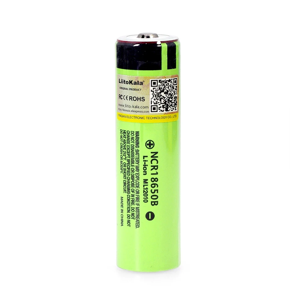 8 шт. Liitokala NCR18650B 3,7 V 3400mah 18650 перезаряжаемая литиевая батарея подходит для фонарика(без PCB