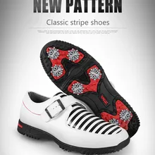 Бренд PGM из натуральной кожи мужские Tour 360 Boa Boost водостойкие шипами гольф спортивная обувь кроссовки Pro Tour устойчивый и водонепрони