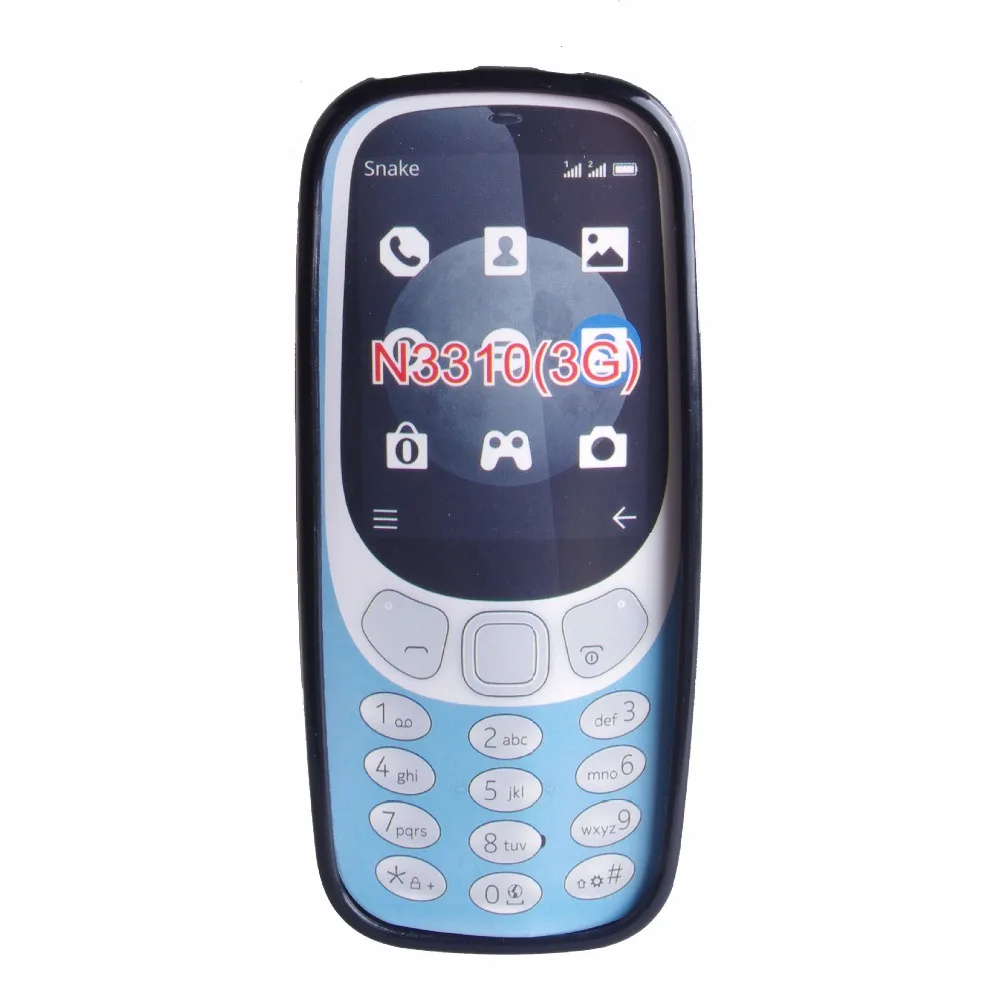 Чехлы для Nokia 3310 3G TA 1022 Ультратонкий Мягкий матовый гелевый Чехол из ТПУ защитный