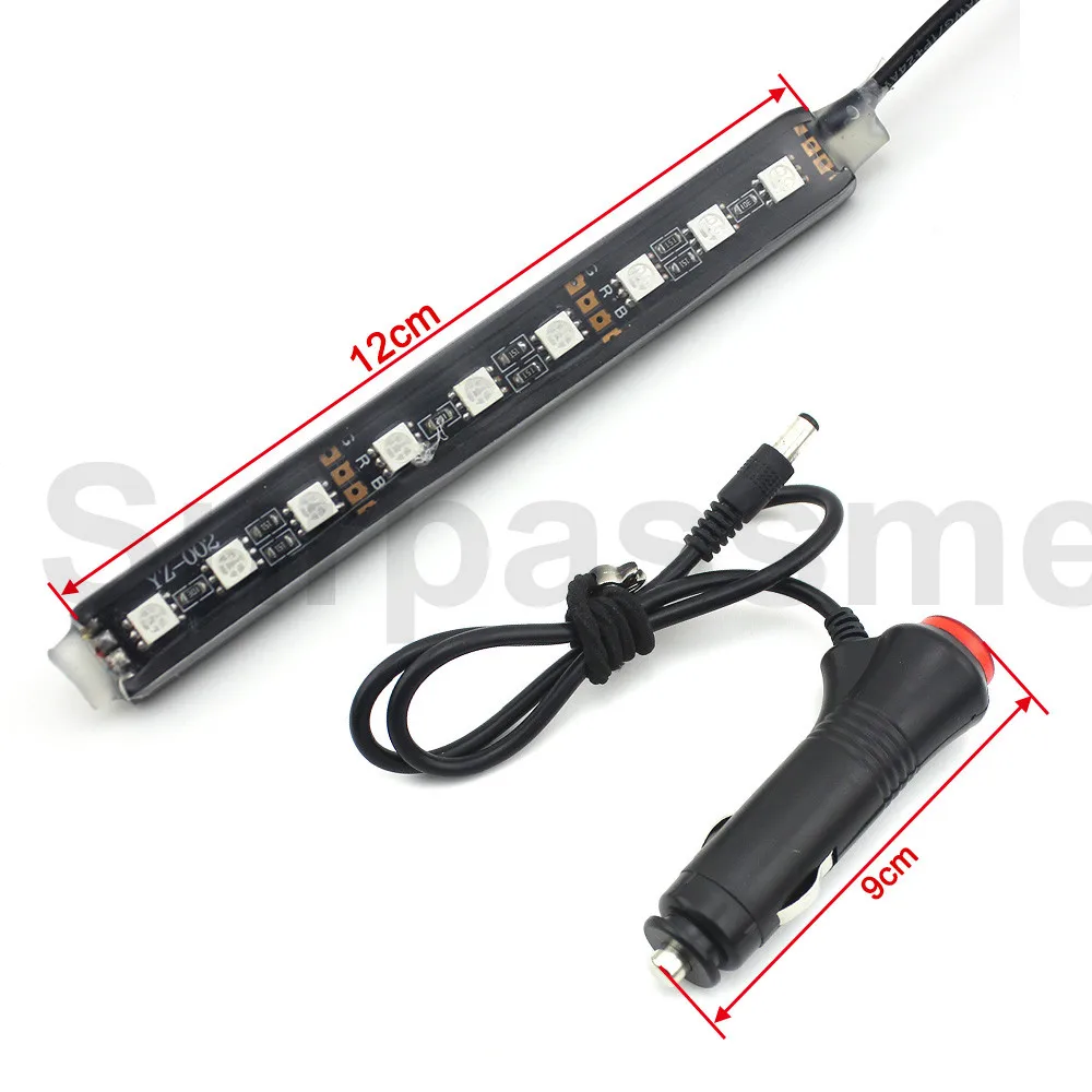Car Ambient Light APP control Decorative Atmosphere Lamps size