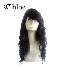 Chloe Brazilian Remy Hair Lace Front Human Hair Wigs Natural Wave Natural Color For Black Women With Baby Hair TF1190