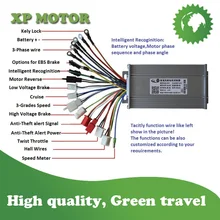 500 Вт/600 Вт e-велосипед электрический скутер концентратор Контроллеры двигателей для электрический скутер(12 mosfet