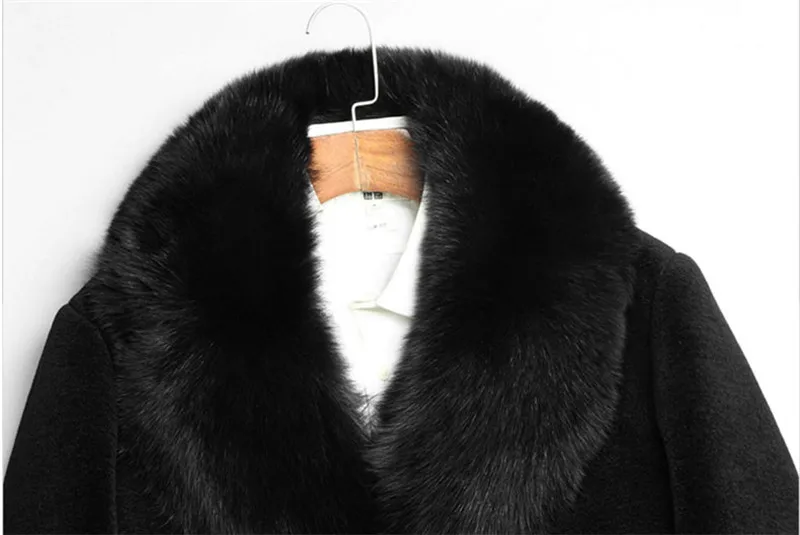 2018 осень и зима новая имитация норки пальто Мужская аккуратная длинная секция норковая шуба мужская самовыращивание меха искусственный