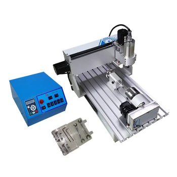 

1500W water cool spindle cnc router machine 6040V with cutter collet clamp vise drilling kits