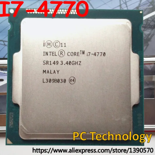 Original Intel CORE I7 4770 3.40GHz 8M LGA1150 84W I7 4770 desktop ...