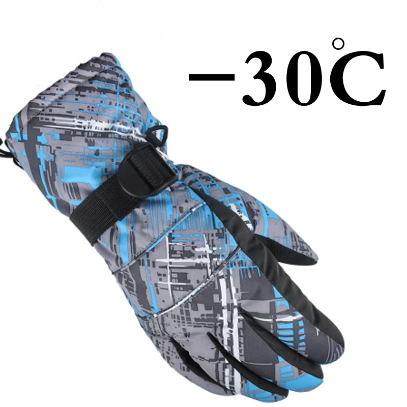 Free Shipping Professional head all weather waterproof thermal font b skiing b font font b gloves