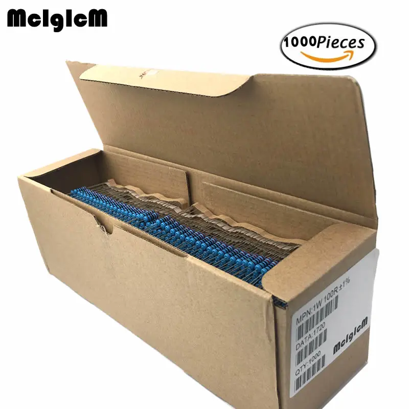 MCIGICM 1W Metal film resistors 10R 1R 100R