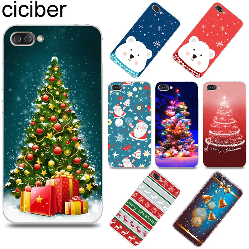 

ciciber Merry Christmas Cover for ASUS Zenfone 4 Max Plus Pro ZC554KL ZC520KL Soft Silicone Phone Case for ZenFone Go ZB500KL