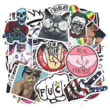 Autocollants de voiture, étiquette Rossi, étiquette de Skateboard, bombe, voiture, stylée, Atv, 100 pièces mixtes