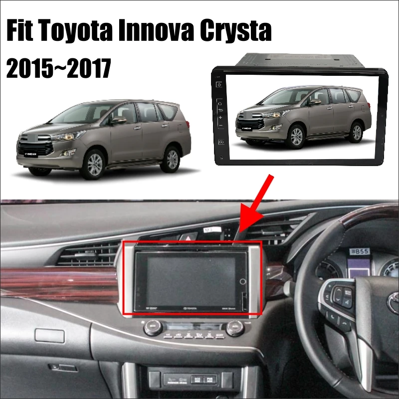 YESSUN для Toyota Innova Crysta~ автомобильный Android радио аудио gps плеер Navi географические Карты Стерео медиа без CD DVD