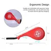 1 PC Double Clapper Target Kick Striking Pad Karate Taekwondo Kickboxing(Red) 2