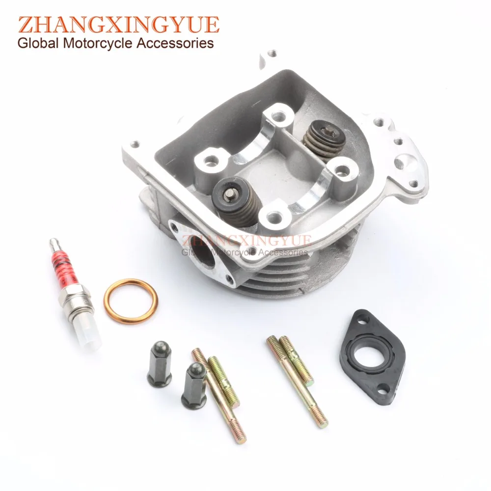 

39mm-52mm EGR Cylinder Head Kit & A7TC Spark Plug for Jackfox City Formula One Retro Star YY50QT-6/6A/15/26 139QMB GY6 50cc 4T