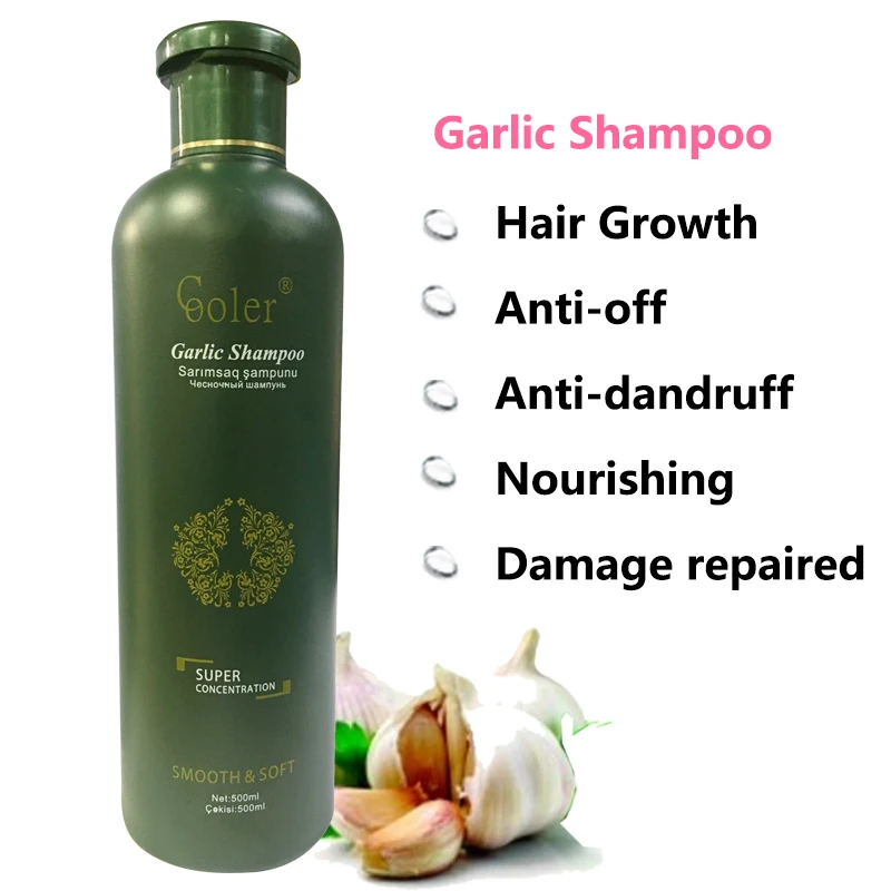 COOLER Чеснок шампунь для волос рост питательный шампунь|anti dandruff|garlic hairanti dandruff shampoo |