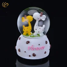 WR Birthday Decoration Items Music Box Creative Quality Lighted Crystal Ball for Princess Love Girl Valentine’s Day Souvenir