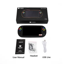 7 дюймов портативная игровая консоль Встроенный 1500 игр Ручной игровой плеер ретро мини-консоль для neogeo/arcades/nes видеоигр