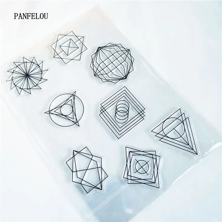 

PANFELOU Irregular magic decora Transparent Clear Silicone Stamp/Seal DIY scrapbooking/photo album Decorative clear stamp sheets
