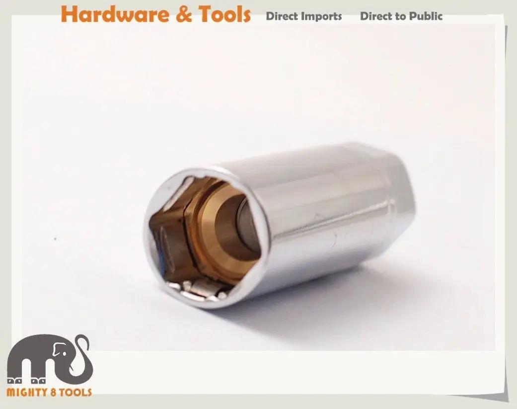 Brass Guide Spring Clip Cr V Spark Plug Socket 3/8" Drive 18mm Motorcyclespark plug socket18mm