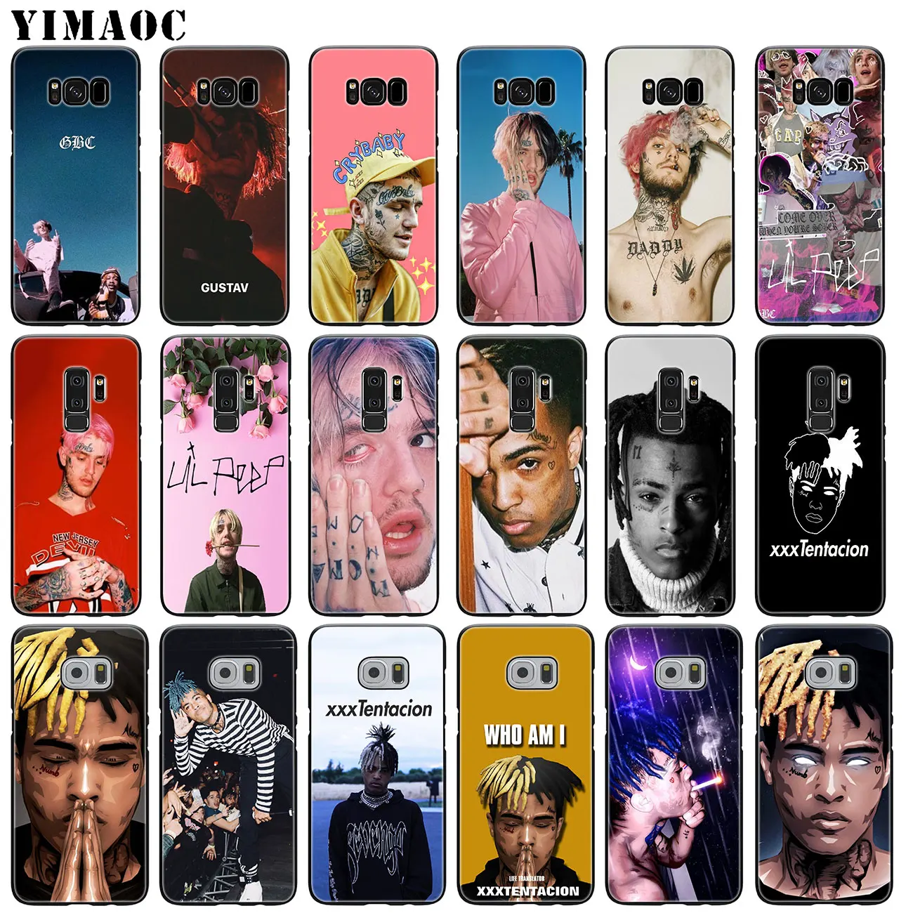 Мягкий силиконовый чехол YIMAOC Lil Peep Bo XxxTentacion для Samsung Galaxy S20 Ultra S10 Lite S9 S8 Plus S7 Edge S10e |
