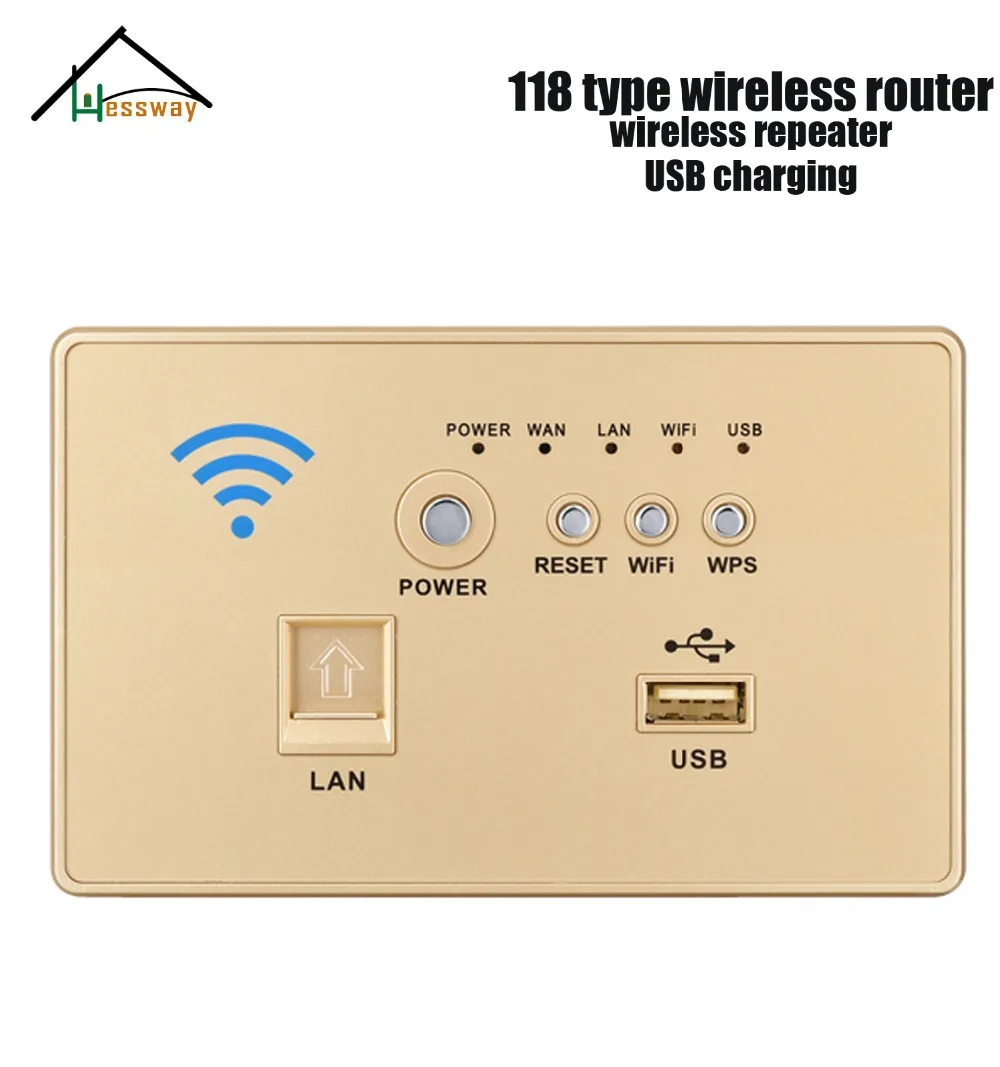 HESSWAY 118 стандартных отелей в настенной панели AP беспроводной маршрутизатор Wi Fi 3G