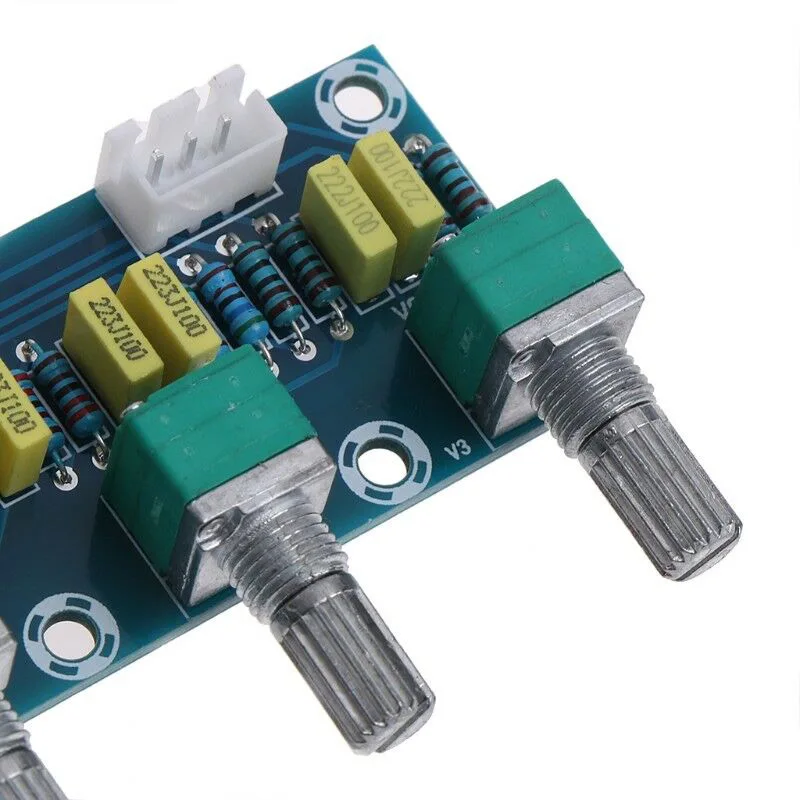 Etmakit HIFI Amplificatore di Tono Passivo Scheda di Controllo Del Volume Bassi Acuti Bordo Preamplificatore NK-Shopping
