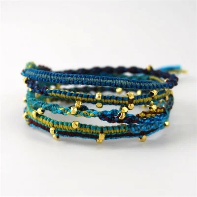 

Lotusmann 6 5 wraps cotton bracelet 98 5