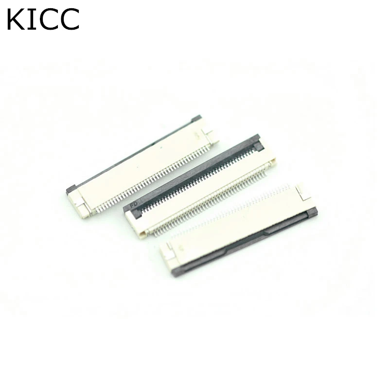 

10Pcs FPC FFC Connector cable socket 0.5MM 45Pin Clamshell Bottom Contact Type