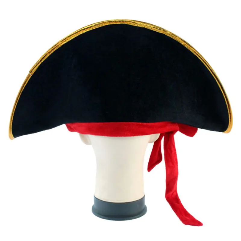 WZCX череп красная веревка Хэллоуин личность Пиратская шапка Повседневная волна вечерние унисекс косплей шляпа-колпак