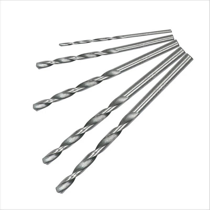 50pcs HELTC Drill Bits For Metal Wood Working HSS Steel Straight Shank 1-3mm Twist Drill Bit Power Tools