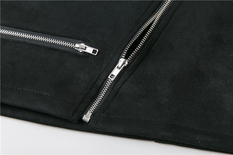 BONGOR LUSS Sexy 2018 Autumn Winter Suede Women Skirt Zipper Sashes Double Pocket Party Short Mini Ladies Black Skirts (21)