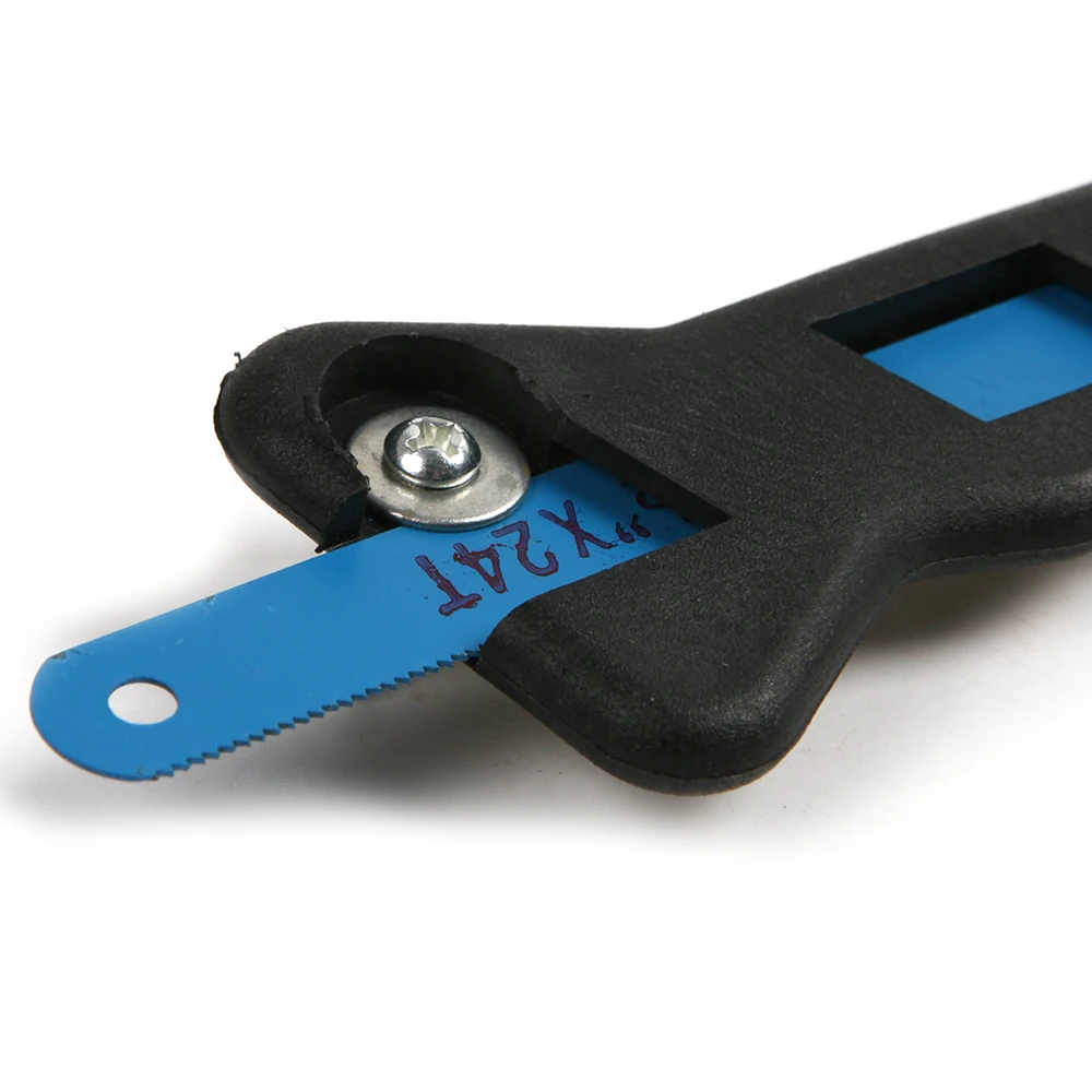 1PCS Plastic Adjustable Hand Saw Handle Mini Multifunction Pocket Saw Blades 120*3.5mm For Sawing Blades 300mm length hand saw