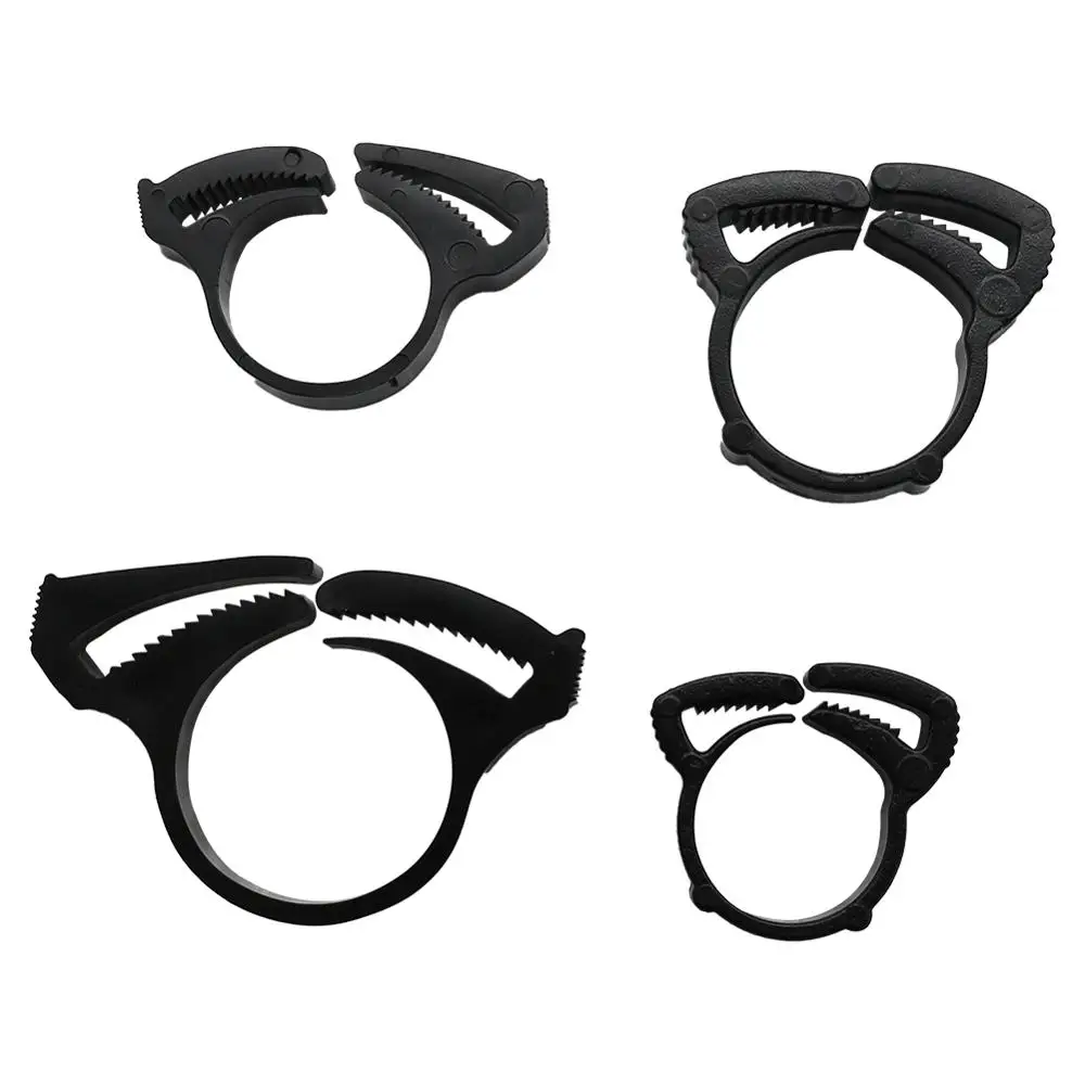 

200 Pcs Garden Hose Pipe Connection Fastener DN16 DN17 DN20 DN25 Pipe Fixed Buckles Tightening Clamps Irrigation Fittings