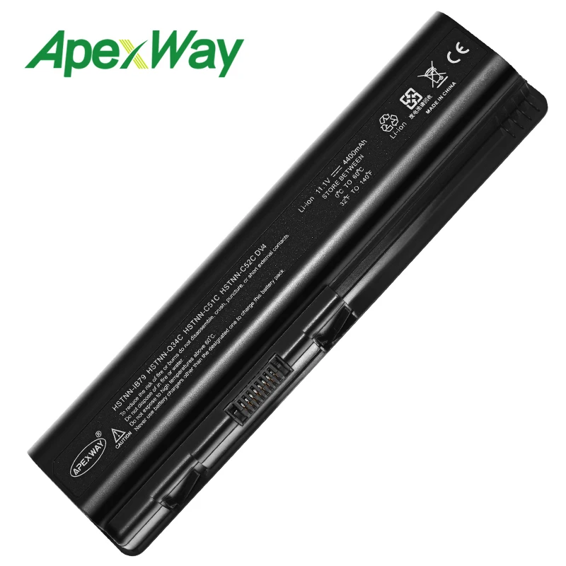 ApexWay 11,1 В ноутбука Батарея для hp Pavilion dv6 dv5 dv4 CQ60-210 HSTNN-CB72 HSTNN-CB73 HSTNN-DB72 HSTNN-DB73 HSTNN-IB72