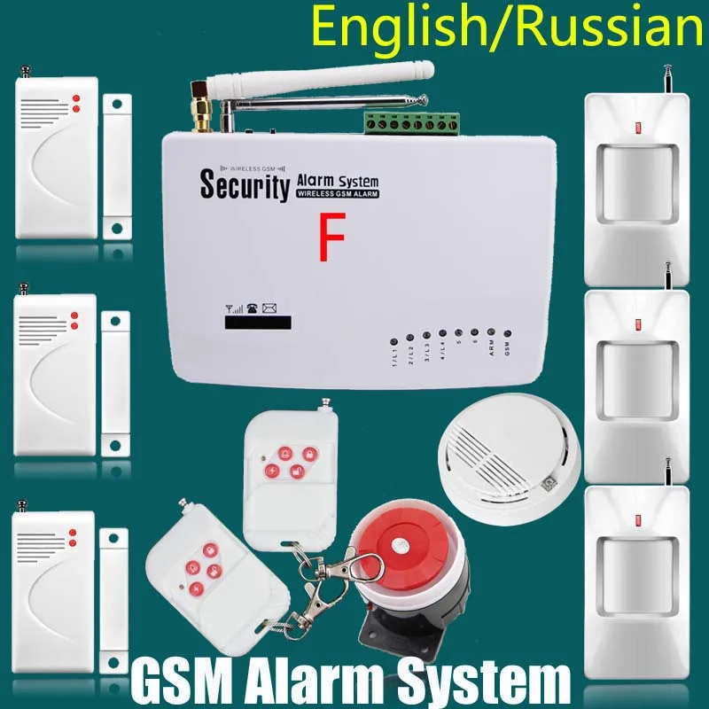 New Wireless/wired phone sim GSM Home Security Burglar Alarm System