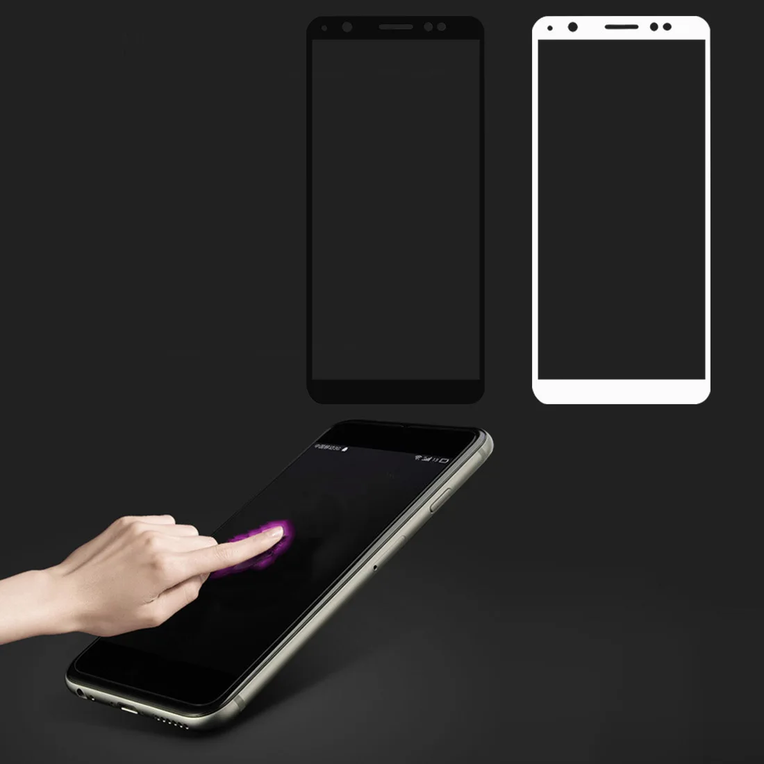 

Screen Protector Full Cover Tempered Glass Film Glass Screen Protector Protective For ASUS Zenfone Max M1 ZB555KL