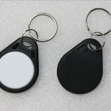 100 шт./лот красочный ключ тег M1 S50 RFID keyfob 13,56 МГц rfid-теги