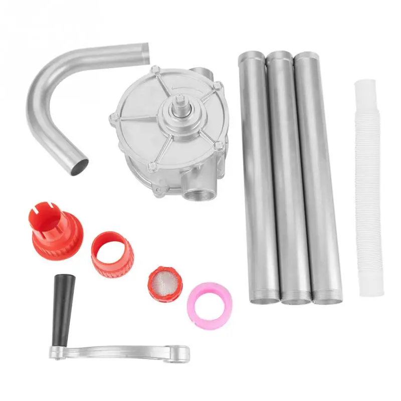 Aluminum Alloy Hand Oil Pump Rotary Crank for Petrol Diesel Fuel