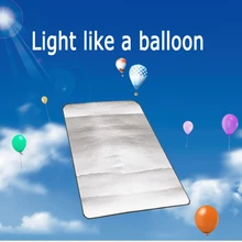 100x200 см складной матрас для сна, коврик для пикника, влагостойкий коврик, Двусторонняя алюминиевая пленка, коврик для палатки