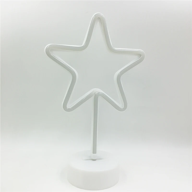 Leedome Star Moon Lightning светодиодный неоновый ночник AA батарея огни для комнаты