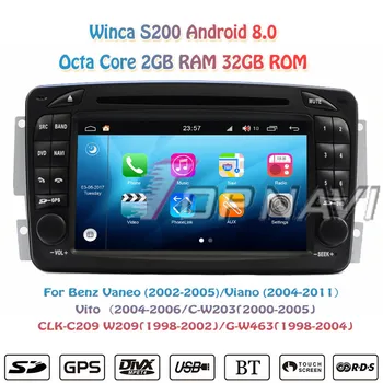 

Topnavi Octa Core S200 Android 8.0 Car DVD Multimedia Player for Benz W203 Old Version Radio Stereo 2DIN GPS Navigation Video