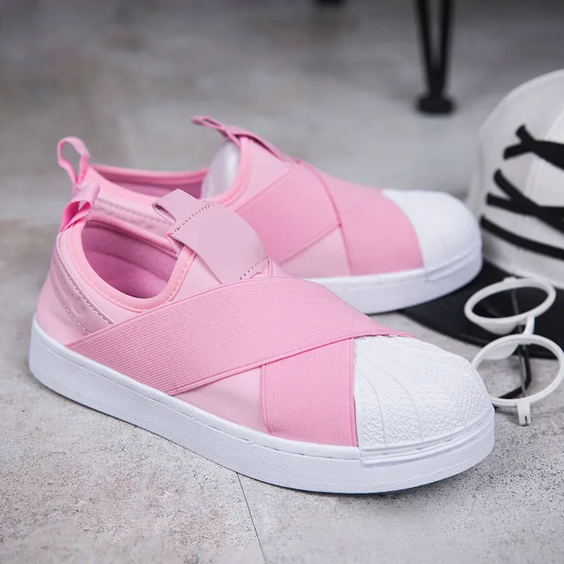 

2019 white sneakers canvas shoes men and women fashion vulcanized shoes summer casual Zapatillas Muj
