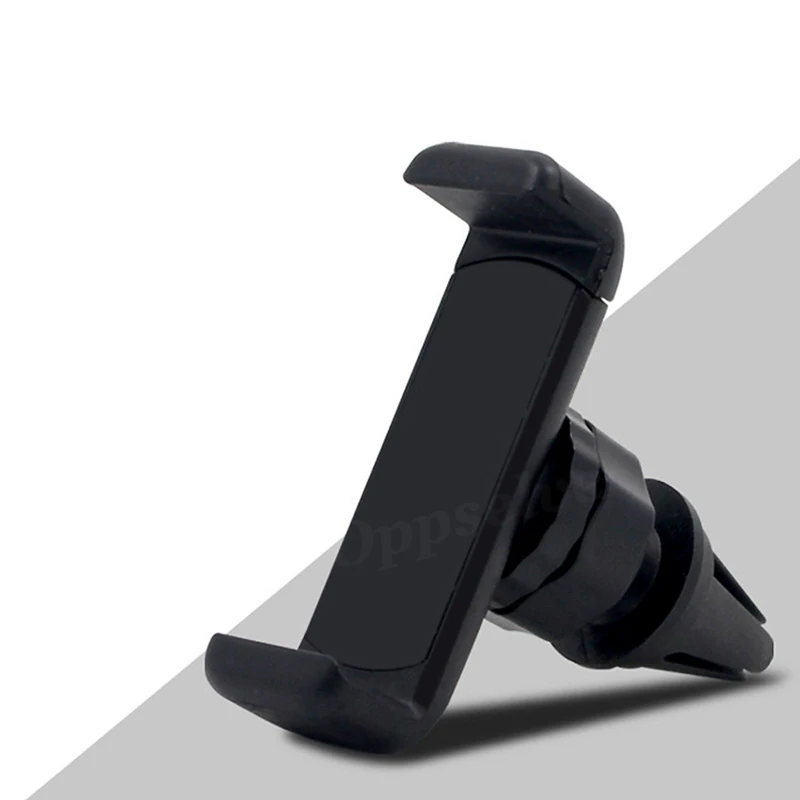 Автомобильный держатель для телефона iPhone X Xs Max 8 Xr 11 Pro с поворотом на 360 градусов, поддержка мобильного вентиляционного отверстия, автомобильный держатель, автомобильная подставка для телефона - Цвет: Black