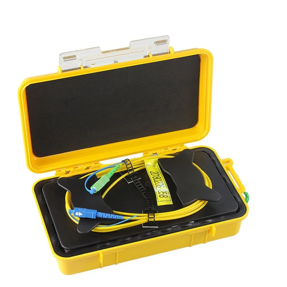 

SC-UPC/SC-APC Professional Single Mode 1KM OTDR Launch Cable Box Fiber Ring OTDR Launch Fiber Optic Cable Drop Shipping Sale