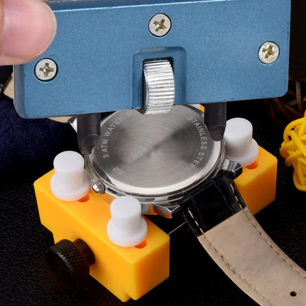 

2pcs/set Repair Tool Holder Adjustable Press Watch Remover Opener Watchmaker Case Back Manual