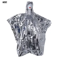 Многофункциональный фольга пончо плащ водонепроницаемый Открытый выживания спасательных одеяло