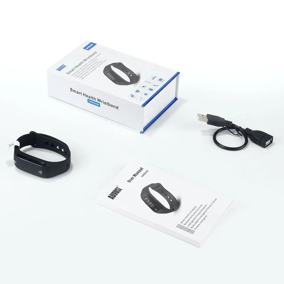 August SWB200 Smartband Packing Box