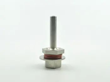 

2.5"L Homebrew Kettle Thermowell Kit, Stainless Steel 304,1/2" BSP include thermowell stainless washer Lock Nut Silicone O-rings